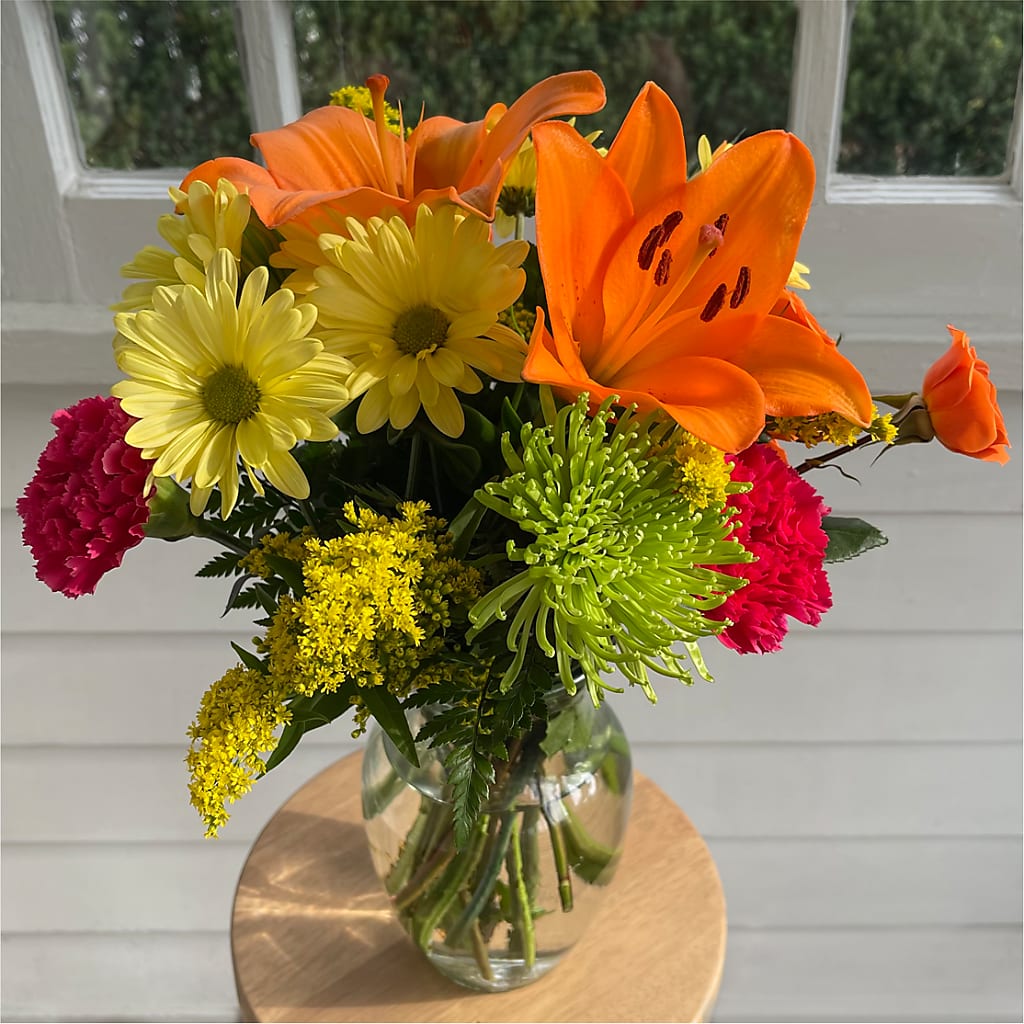 Bold & Bright – A Florist Original – Coupeville Florist, Coupeville WA