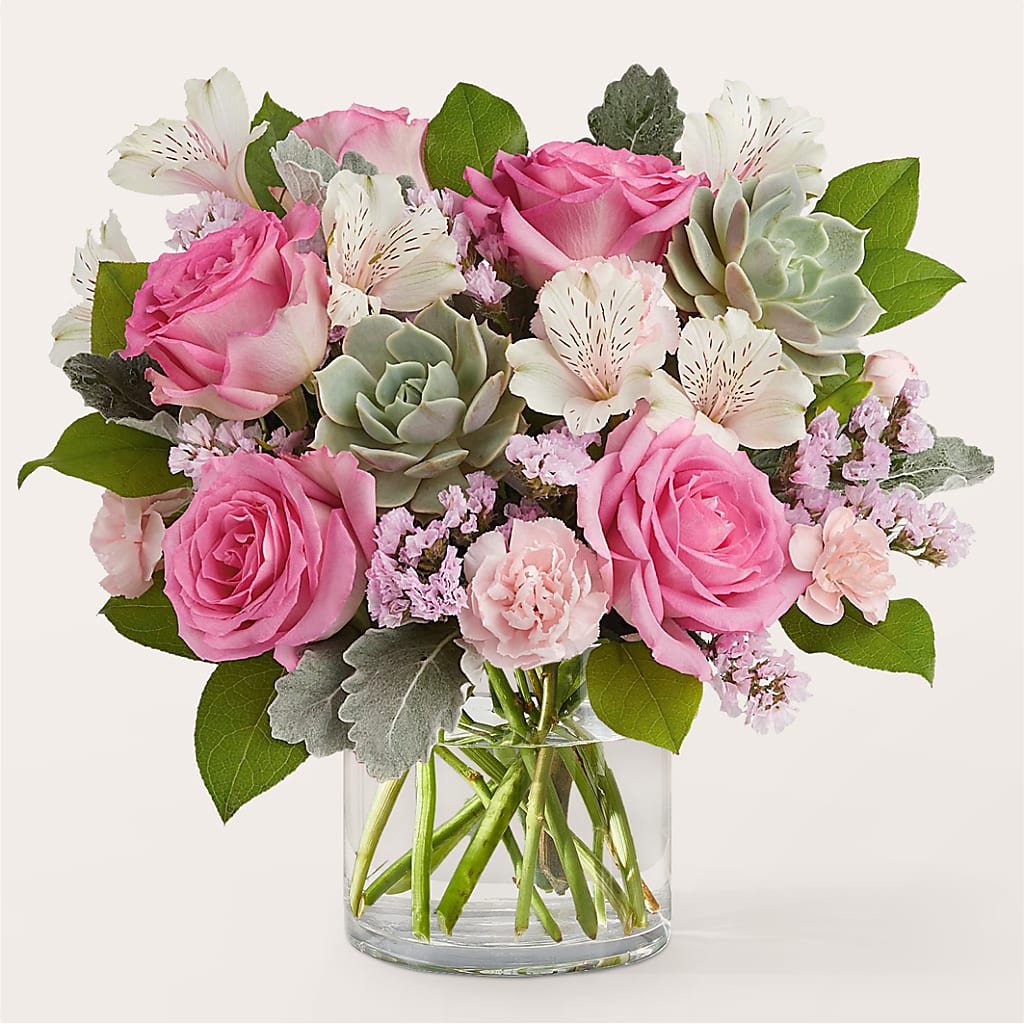 Dusty Rose Bouquet – Coupeville Florist, Coupeville WA