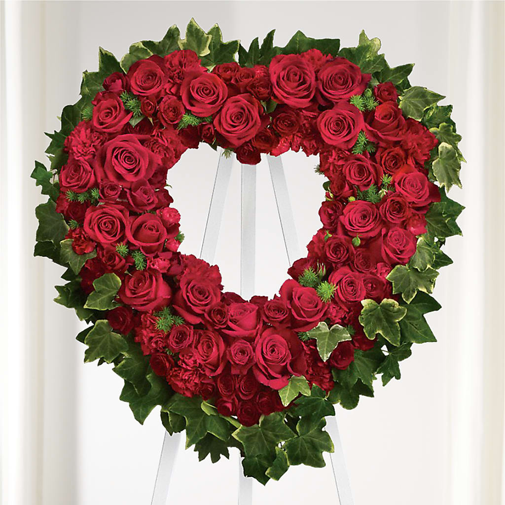 Wholehearted Standing Spray – Coupeville Florist, Coupeville WA