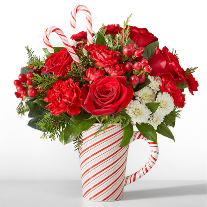 Peppermint Swirl Mug –  Coupeville Florist, Coupeville WA