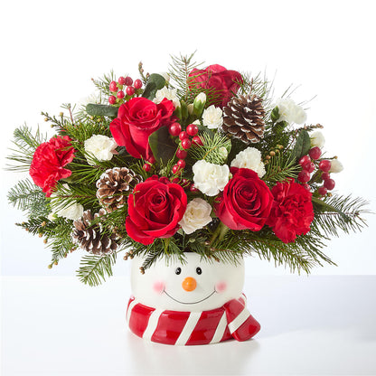Jolly Snowman Bouquet –  Coupeville Florist, Oak Harbor WA