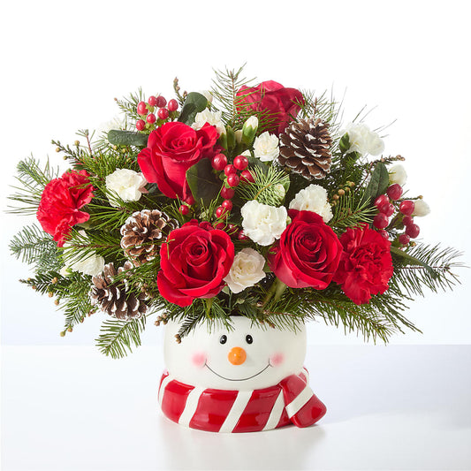 Jolly Snowman Bouquet –  Coupeville Florist, Oak Harbor WA