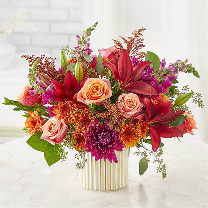 Burgundy Landscape Bouquet –  Coupeville Florist, Coupeville WA
