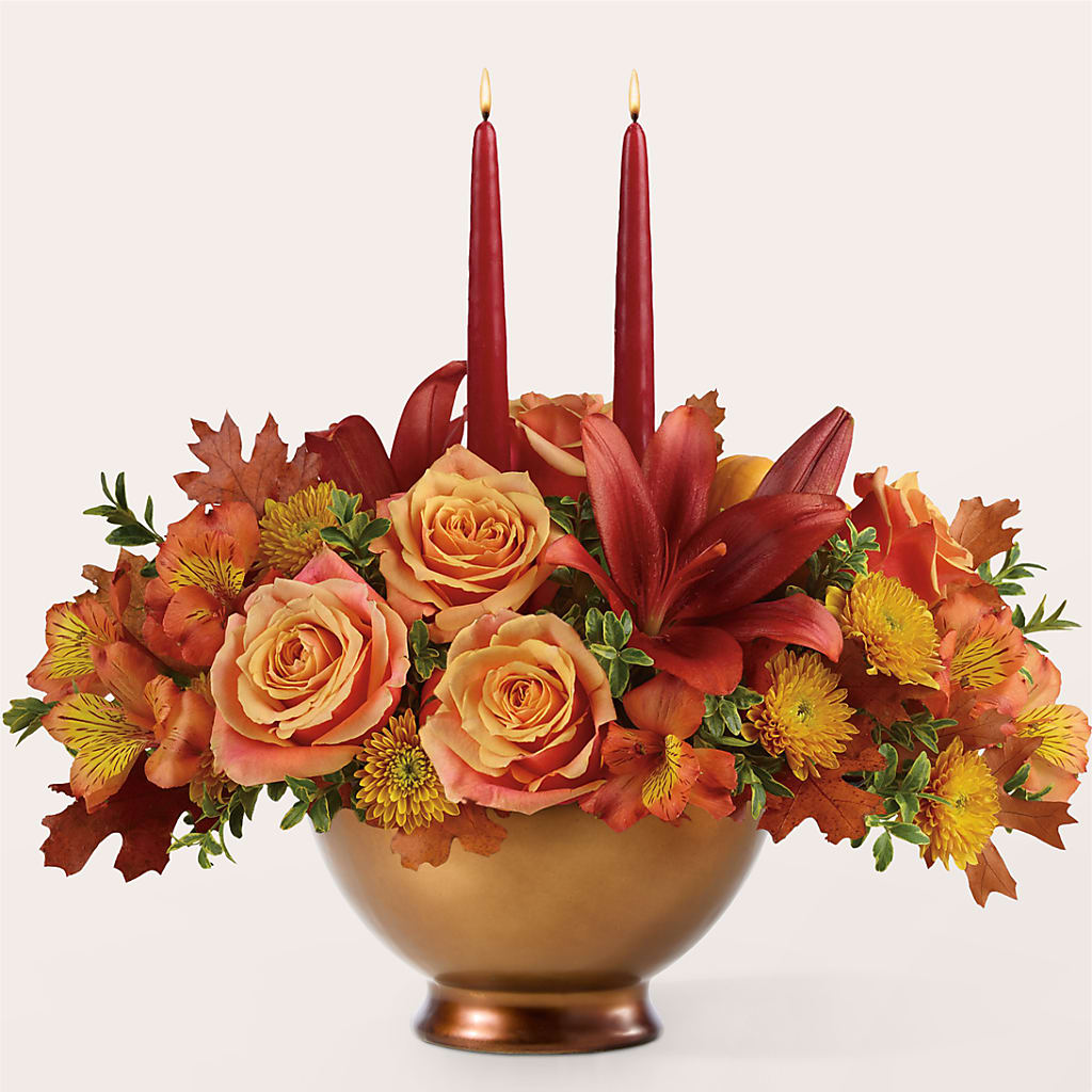 Harvest Table Centerpiece –  Coupeville Florist, Coupeville WA