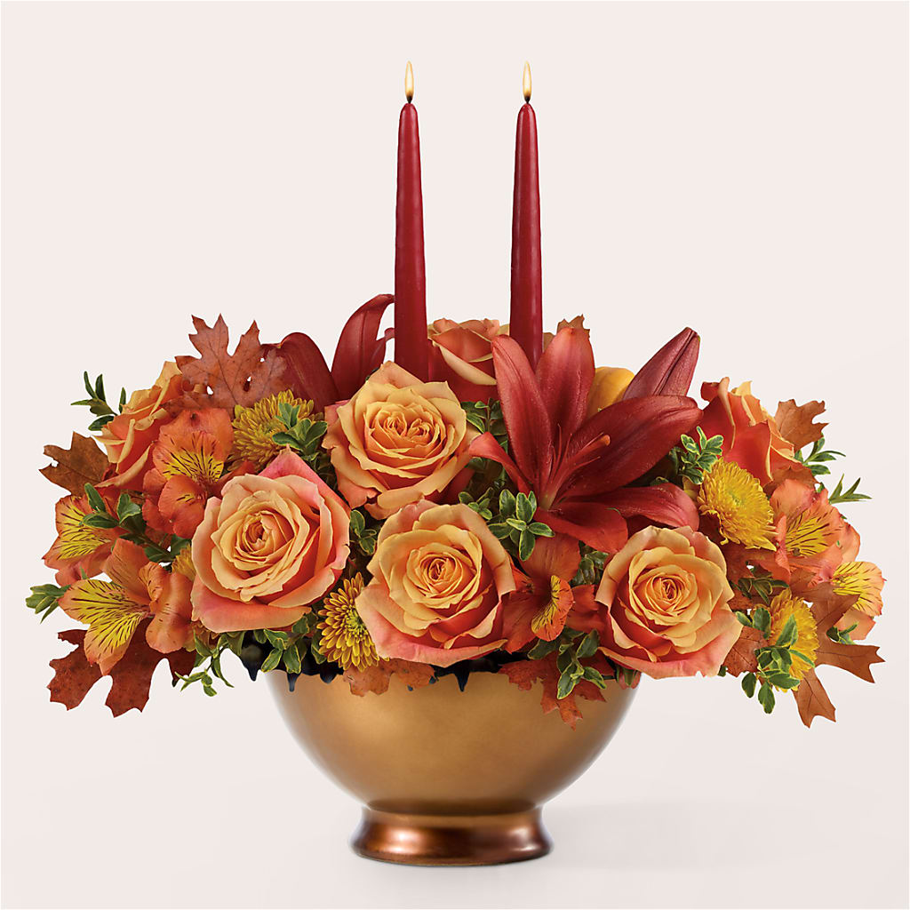 Harvest Table Centerpiece –  Coupeville Florist, Coupeville WA