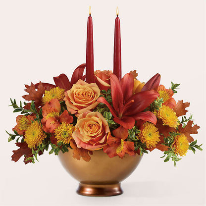 Harvest Table Centerpiece –  Coupeville Florist, Coupeville WA