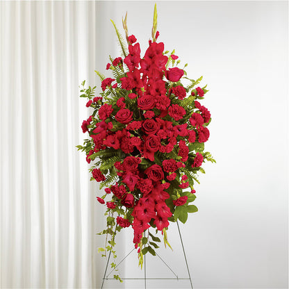 From the Heart Standing Spray –  Coupeville Florist, Coupeville WA