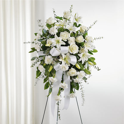 With Care Standing Spray –  Coupeville Florist, Coupeville WA