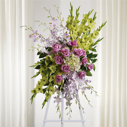 Lasting Legacy Standing Spray –  Coupeville Florist, Coupeville WA