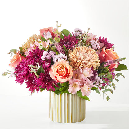 Berry Cobbler Bouquet with Ivory Vase –  Coupeville Florist, Coupeville WA
