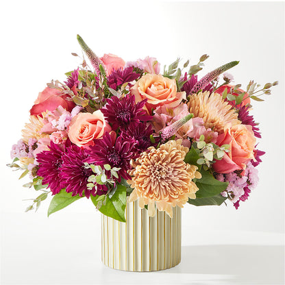 Berry Cobbler Bouquet with Ivory Vase –  Coupeville Florist, Coupeville WA