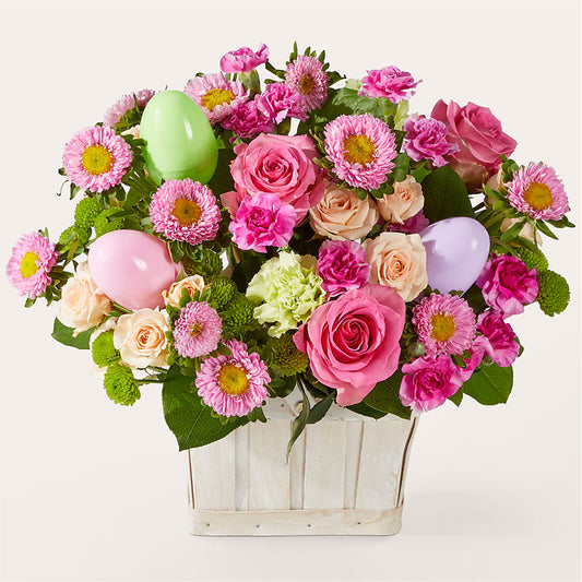 Get Eggcited Basket –  Coupeville Florist, Coupeville WA