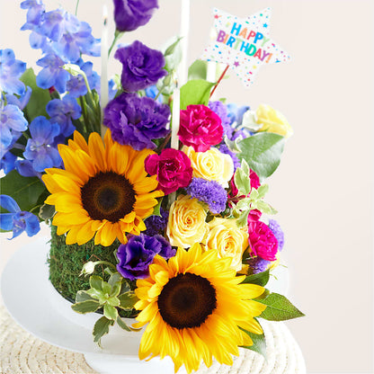 Star of the Day Floral Cake –  Coupeville Florist, Coupeville WA